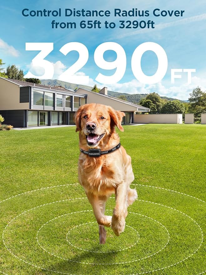 Wireless GPS Fence with Waterproof Rechargeable Collar B714