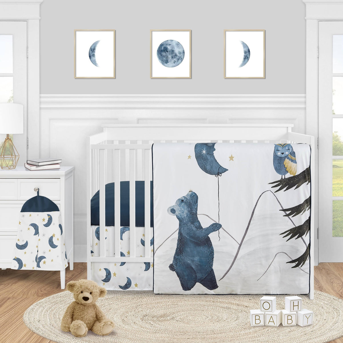 4 Piece Crib Bedding Set C116