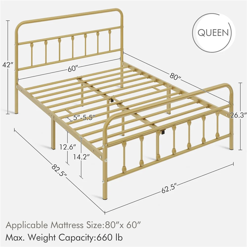 Queen Bed with High Headboard N81828