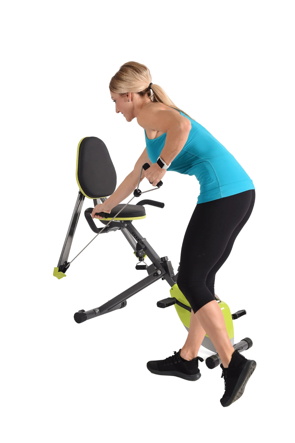 Upright Exercise Bike with Upper Body Resistance Arms H54670