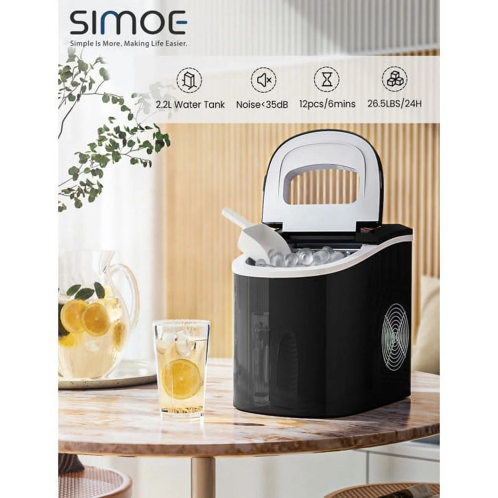 Portable Electric Ice Maker with Water Reservoir U8433