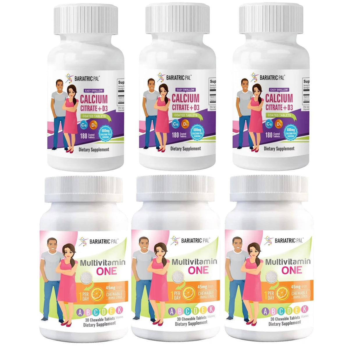 Bariatric Multivitamin Chewable Tablets with Calcium Citrate and D3 J740823