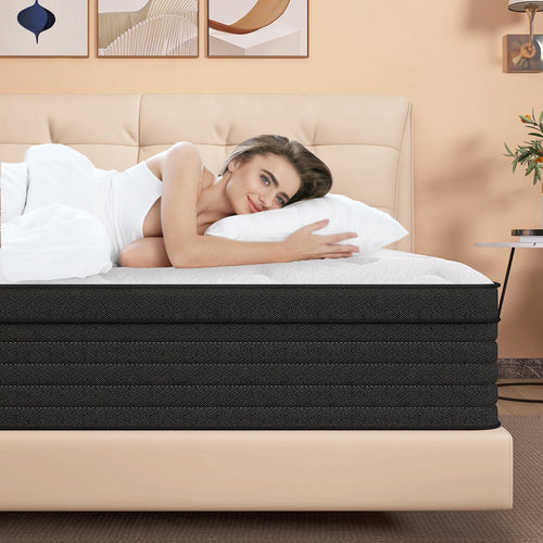 14 inch Gel Memory Foam Pocket Spring Twin Mattress E4958