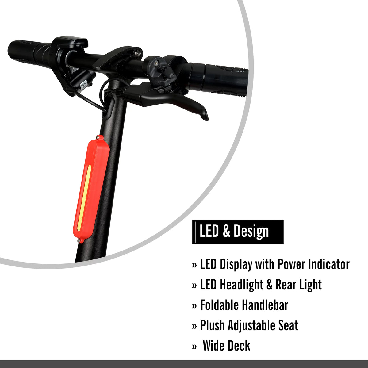 36V 250W Seated Electric Scooter with Basket S153