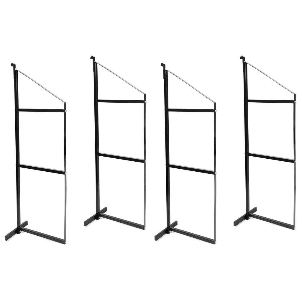 3 Tier Shipping Container Shelving Bracket 18" x 60" Black K858851