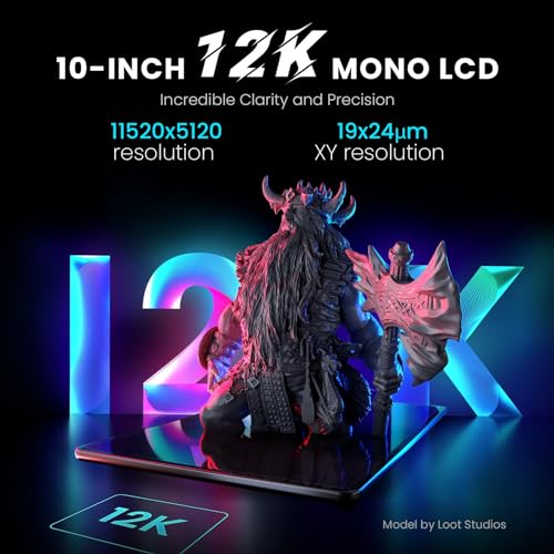 16K Resin 3D Printer with 10" Mono LCD and Flip-up Lid X222733