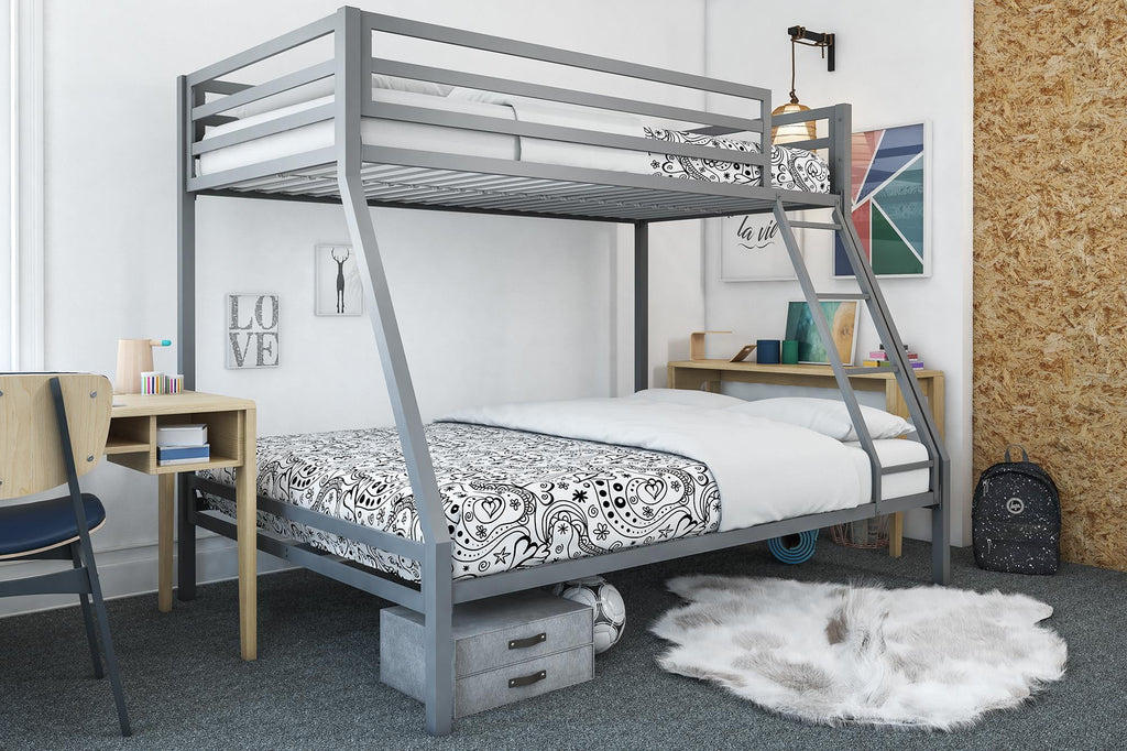 Black Twin over Full Metal Bunk Bed N954