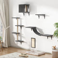5 Pcs Wall-Mounted Wood Cat Climber Set W64193
