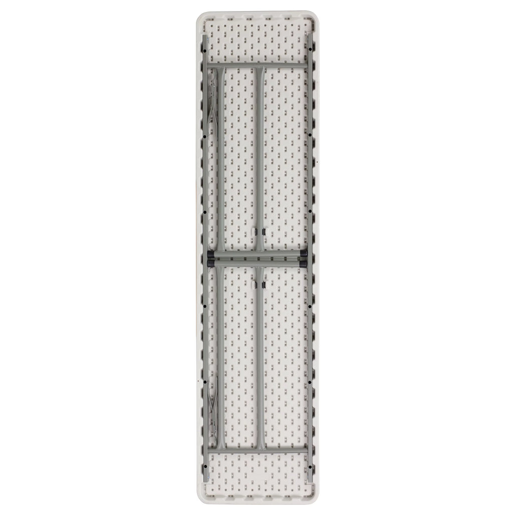 6-Foot Granite White Plastic Folding Training Table D2644