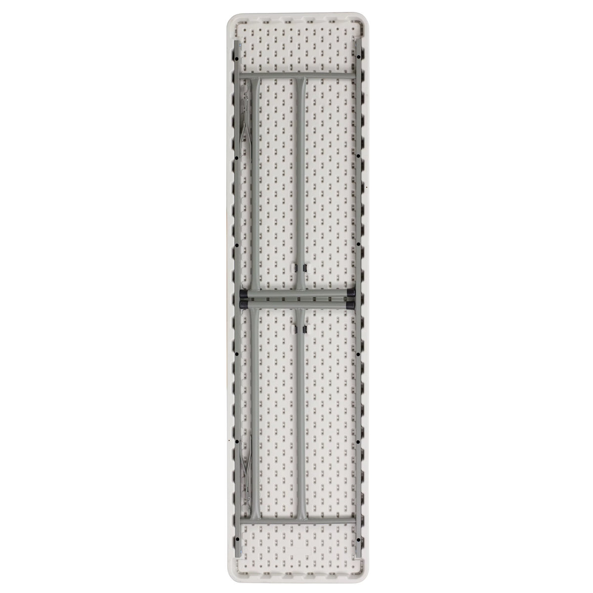 6-Foot Granite White Plastic Folding Training Table D2644