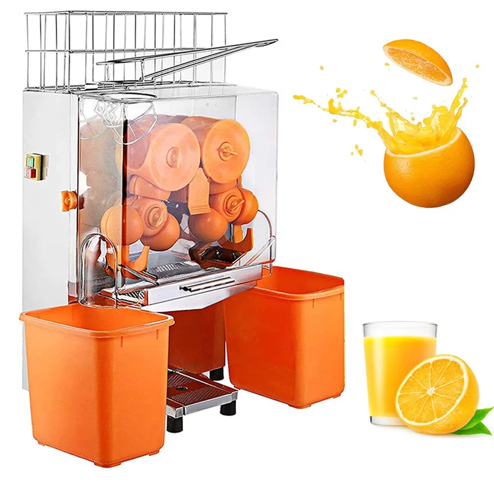 110V Electric Orange Juicer with Plastic Basket W787128