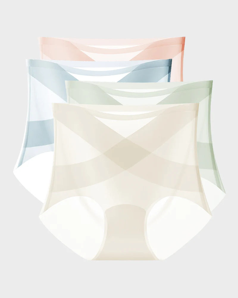 Seamless High-Waist Tummy Control Panties 4 Pack E382725