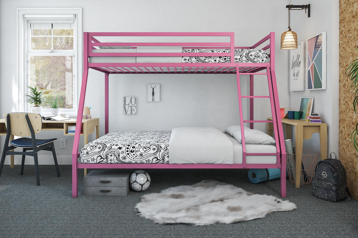 Black Twin over Full Metal Bunk Bed N954