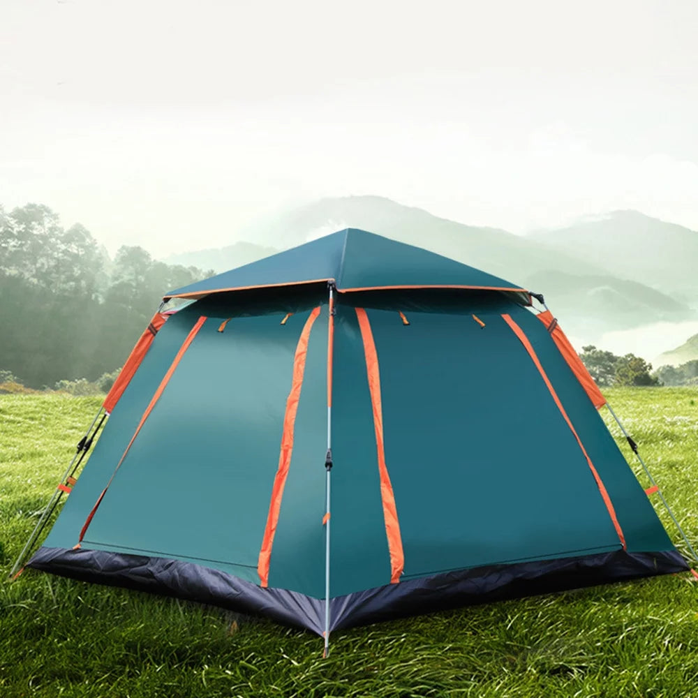 Waterproof Windproof Dome Camping Tent 5 People Q3798
