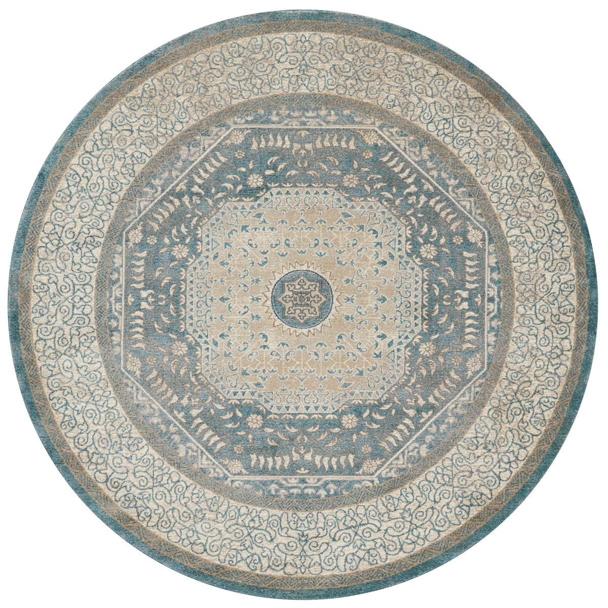 Blue Sand 9'3 x 9'3 Rug U32483