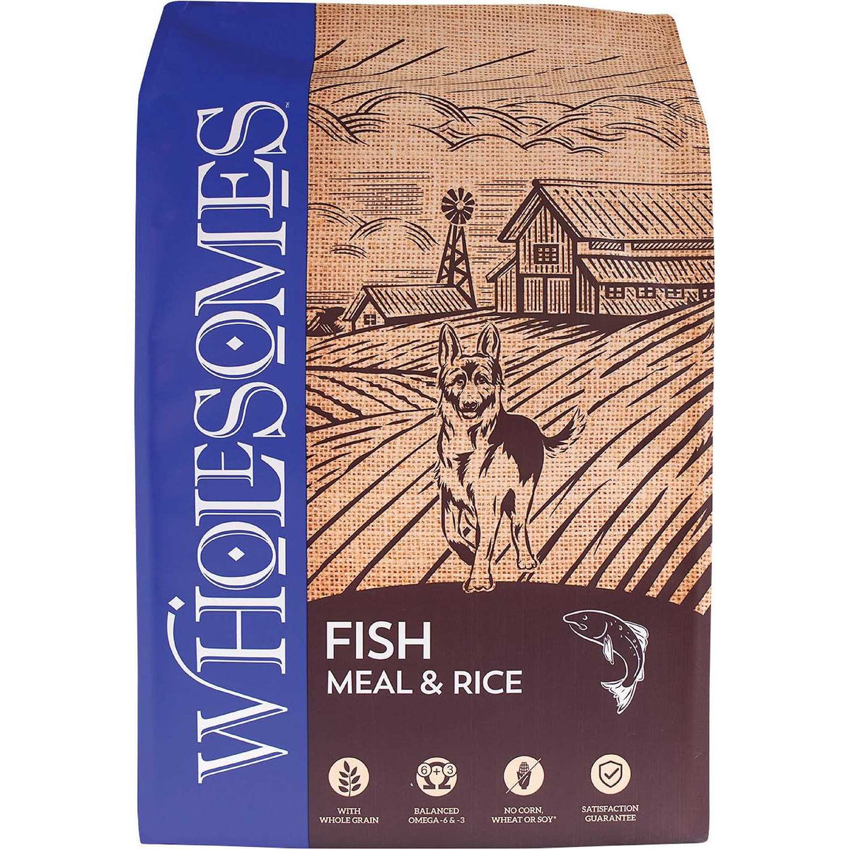 Fish Meal and Rice Dry Dog Food L164432