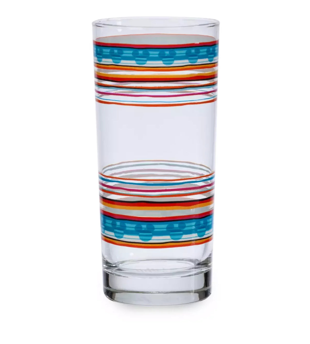 Striped Glass Tumbler I408
