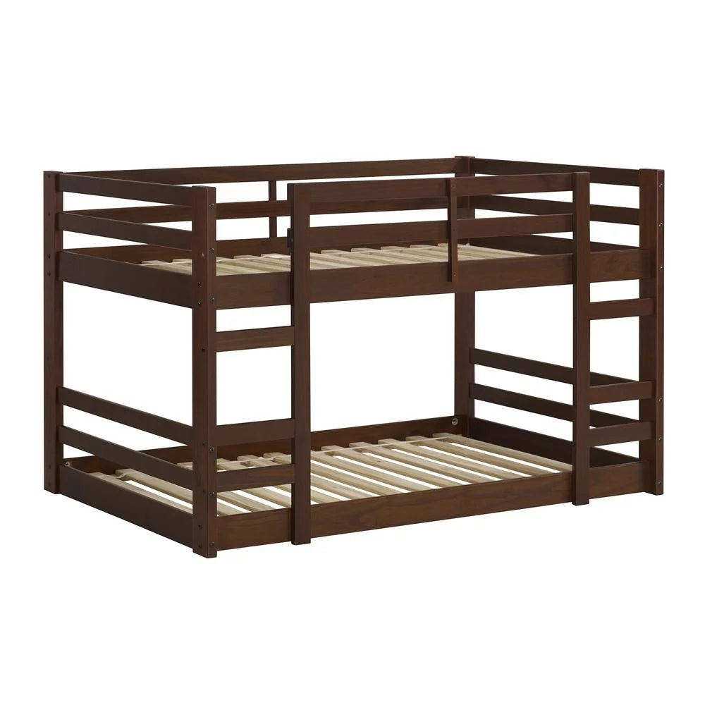 Wood Twin Over Twin Bunk Bed U4898