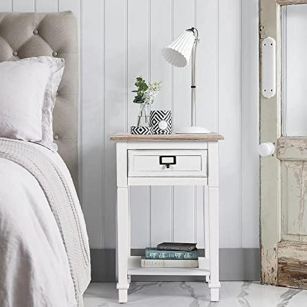 End Table with Charging Station and Drawer Y2688