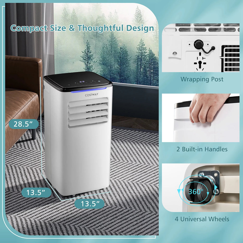 7100 BTU 10000 BTU Portable Air Conditioner 3-in-1 AC Unit F68806